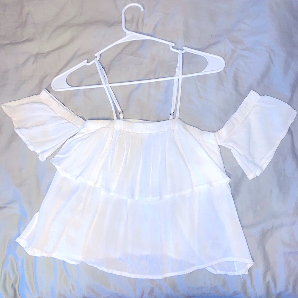 On or off the shoulder crop top